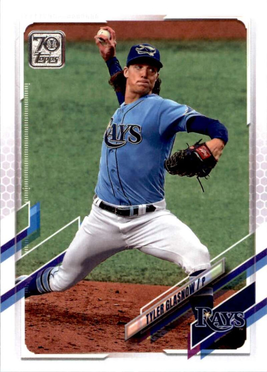 2021 Topps #629 Tyler Glasnow VG Tampa Bay Rays 