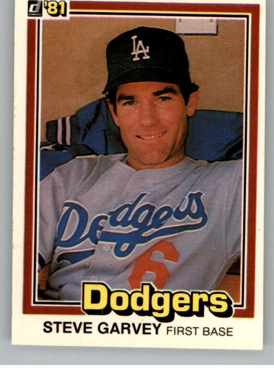 1981 Donruss #56b Steve Garvey NM-MT Los Angeles Dodgers 