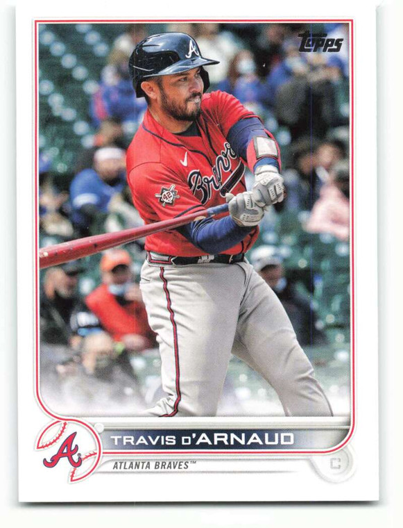 2022 Topps #4 Travis d'Arnaud NM-MT Atlanta Braves 