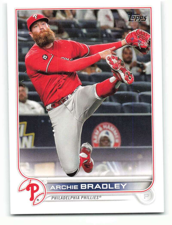 2022 Topps #10 Archie Bradley NM-MT Philadelphia Phillies 