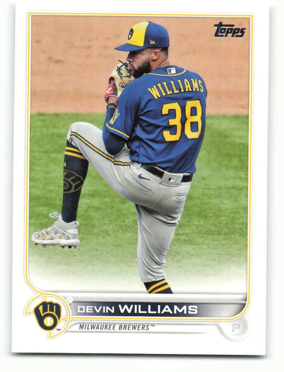 2022 Topps #26 Devin Williams NM-MT Milwaukee Brewers 