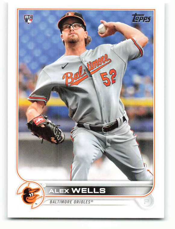 2022 Topps #118 Alex Wells NM-MT RC Rookie Baltimore Orioles 