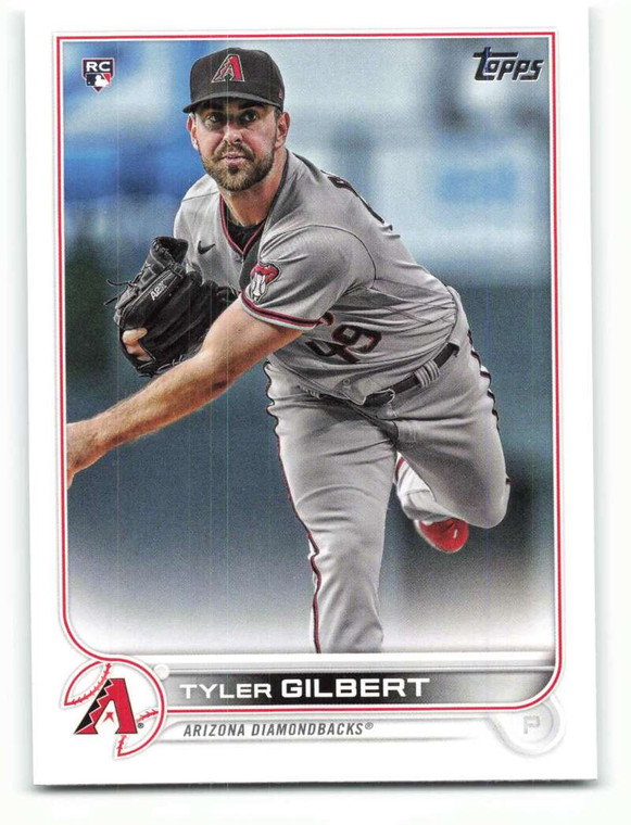SOLD 155458 2022 Topps #130 Tyler Gilbert NM-MT RC Rookie Arizona Diamondbacks 
