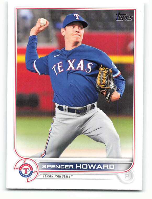 2022 Topps #162 Spencer Howard NM-MT Texas Rangers 
