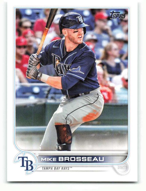 2022 Topps #223 Mike Brosseau NM-MT Tampa Bay Rays 