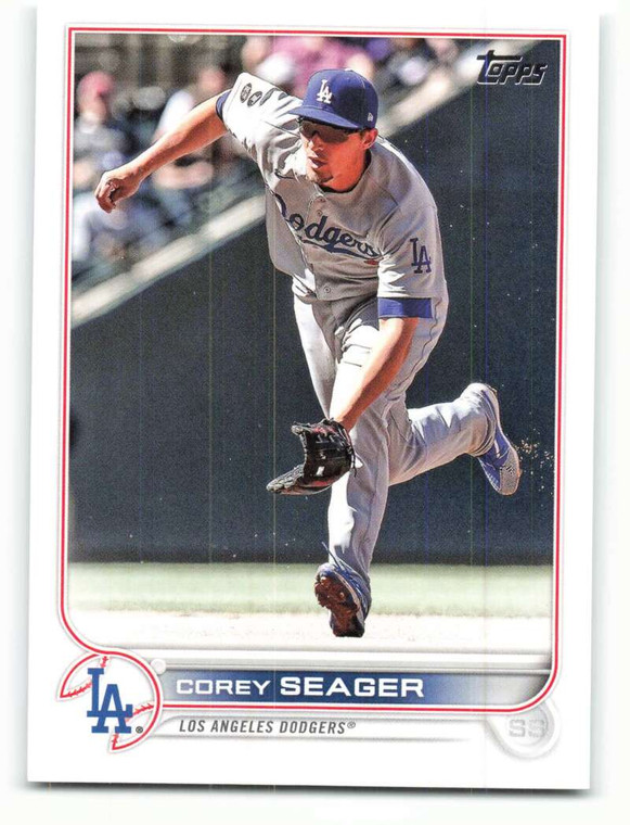 2022 Topps #301 Corey Seager NM-MT Los Angeles Dodgers 