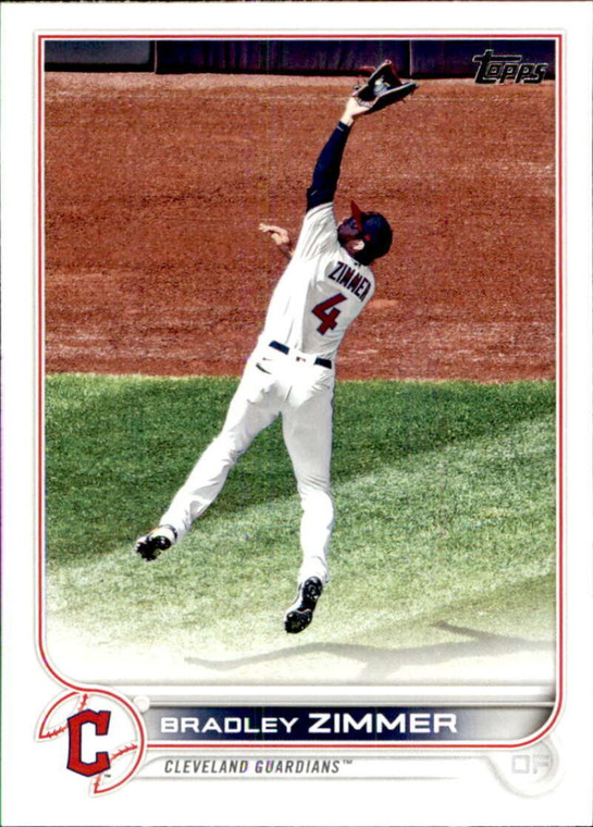 2022 Topps #407 Bradley Zimmer NM-MT Cleveland Guardians 
