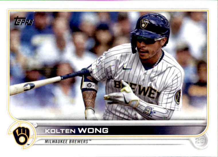 2022 Topps #449 Kolten Wong NM-MT Milwaukee Brewers 