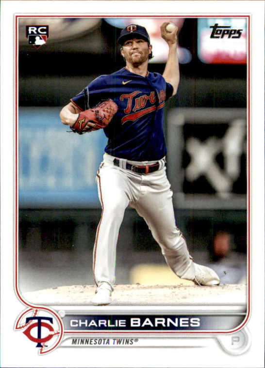 2022 Topps #641 Charlie Barnes NM-MT RC Rookie Minnesota Twins 