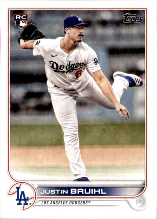 2022 Topps #658 Justin Bruihl NM-MT RC Rookie Los Angeles Dodgers 