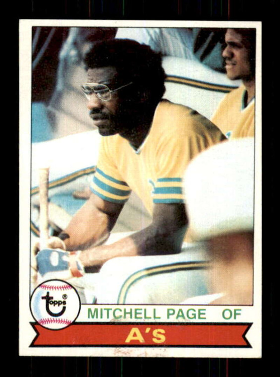 1979 Topps #295 Mitchell Page VG Oakland Athletics 