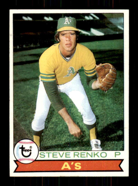 1979 Topps #352 Steve Renko VG Oakland Athletics 