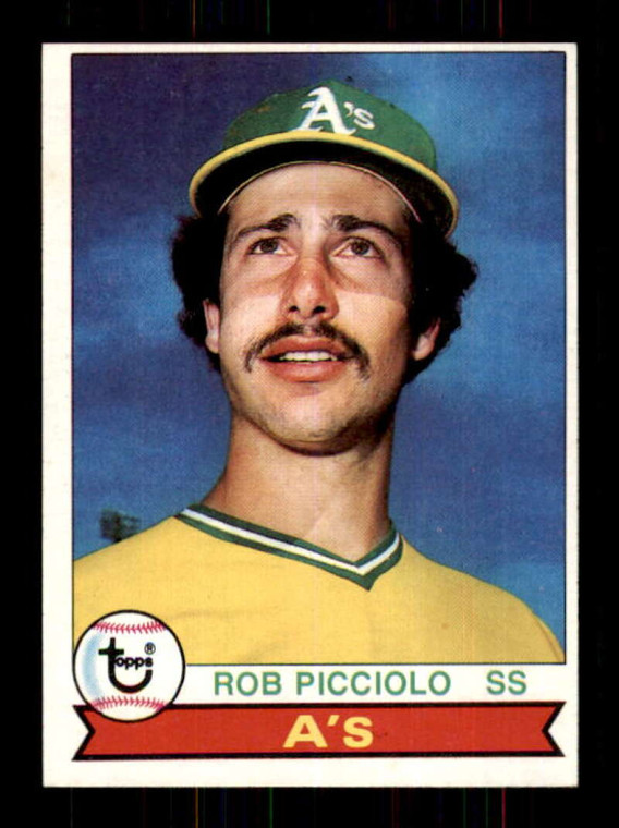 1979 Topps #378 Rob Picciolo DP VG Oakland Athletics 