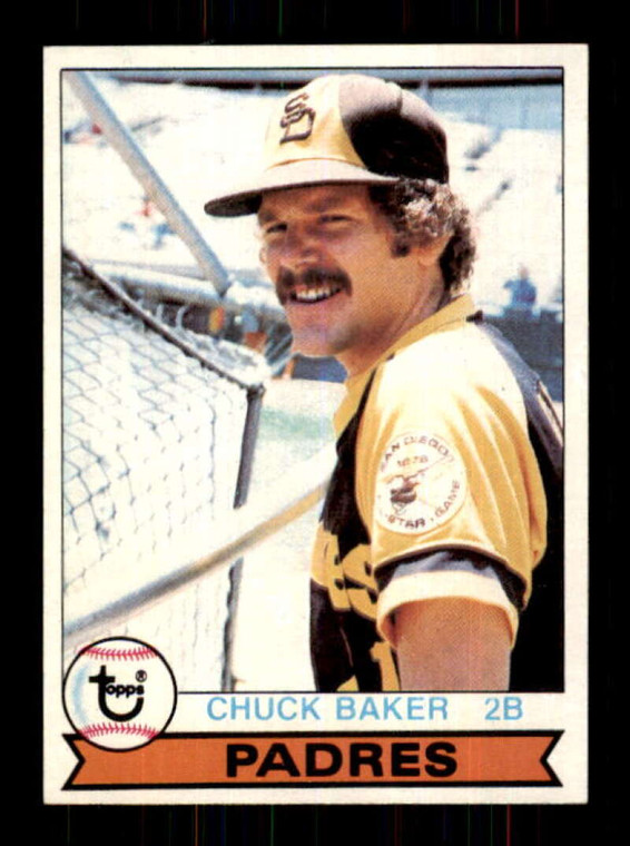 1979 Topps #456 Chuck Baker VG RC Rookie San Diego Padres 