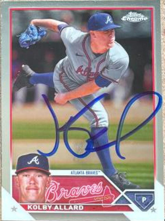 Kolby Allard Autographed 2023 Topps Chrome Update #USC158