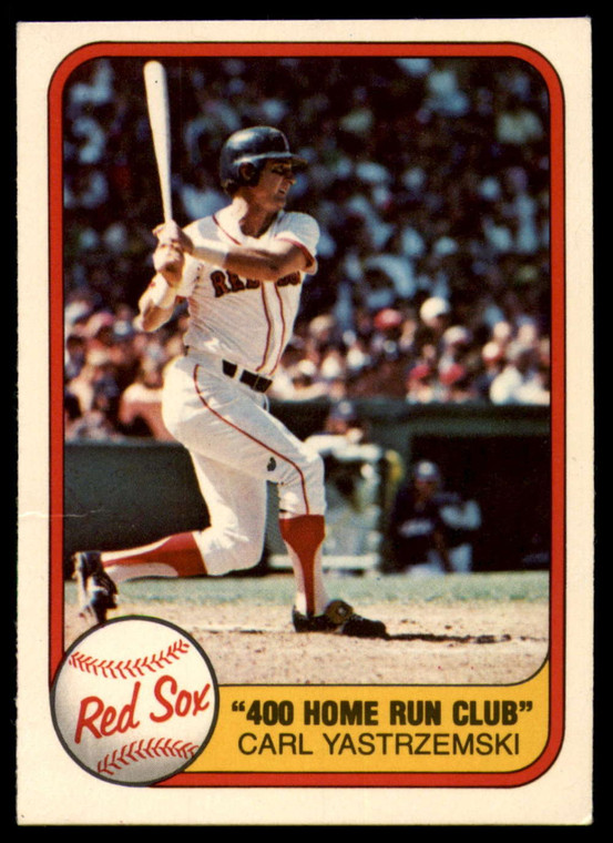 1981 Fleer #638 Carl Yastrzemski VG Boston Red Sox 