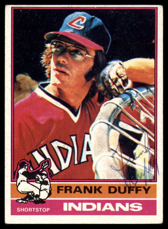 1976 Topps #232 Frank Duffy VG Cleveland Indians 