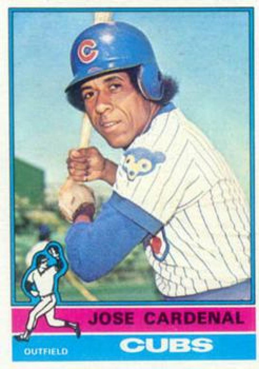 1976 Topps #430 Jose Cardenal VG Chicago Cubs 