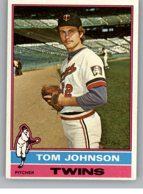1976 Topps #448 Tom Johnson VG Minnesota Twins 