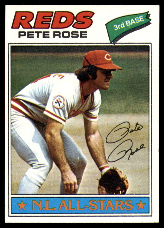 1977 Topps #450 Pete Rose VG Cincinnati Reds 