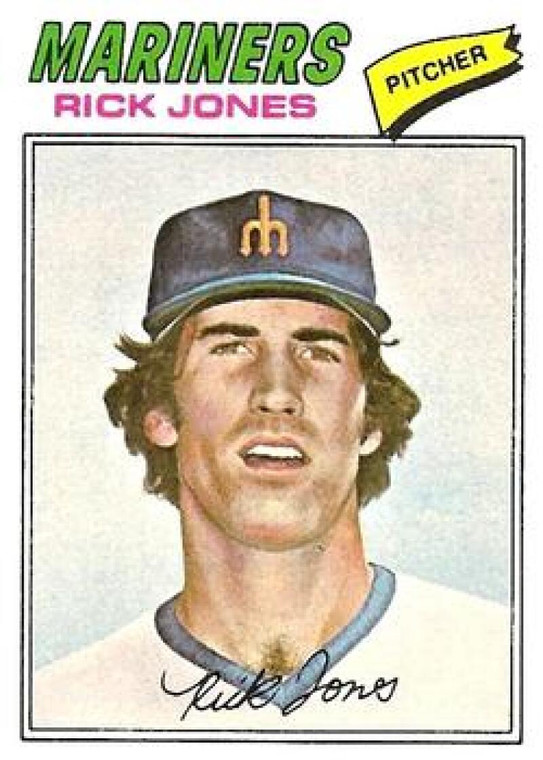 1977 Topps #118 Rick Jones VG RC Rookie Seattle Mariners 