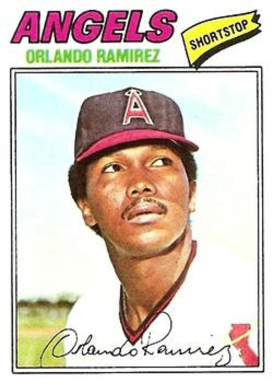1977 Topps #131 Orlando Ramirez VG RC Rookie California Angels 