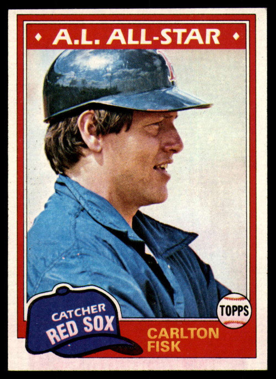 1981 Topps #480 Carlton Fisk VG Boston Red Sox 