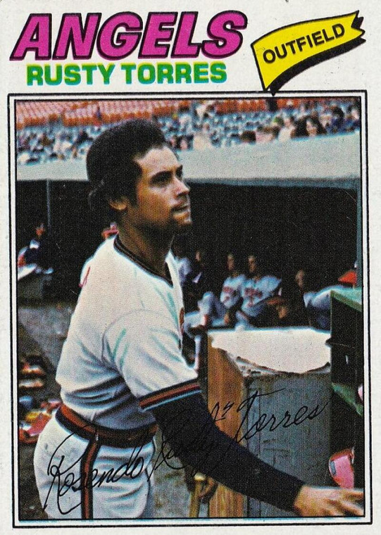 1977 Topps #224 Rusty Torres VG California Angels 