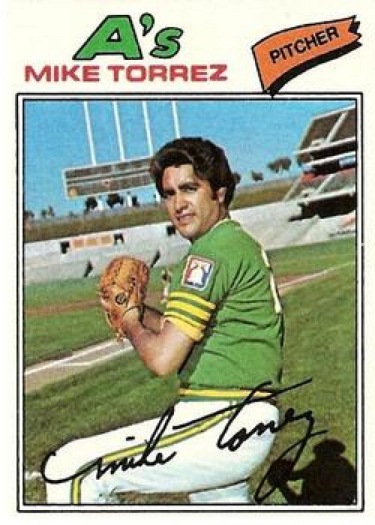 1977 Topps #365 Mike Torrez VG Oakland Athletics 