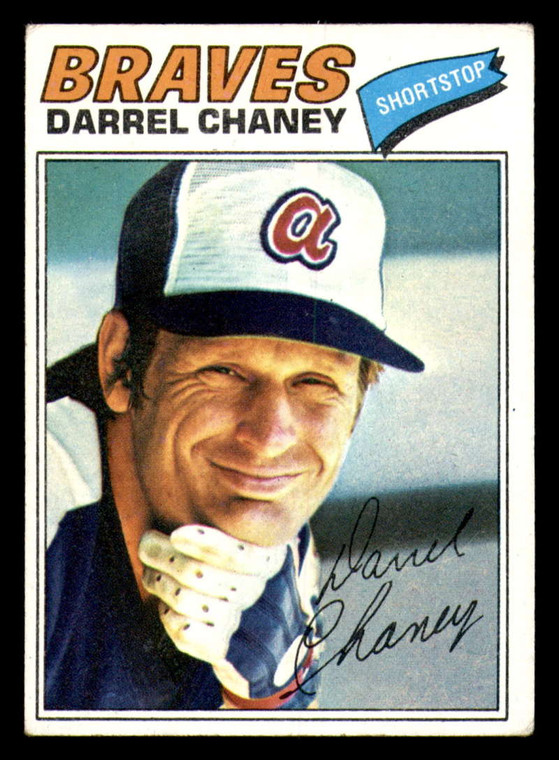 1977 Topps #384 Darrel Chaney VG Atlanta Braves 