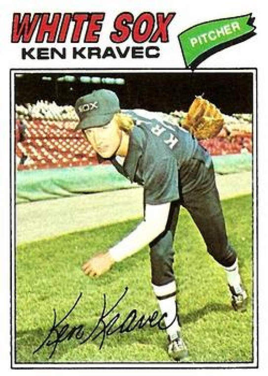 1977 Topps #389 Ken Kravec VG RC Rookie Chicago White Sox 