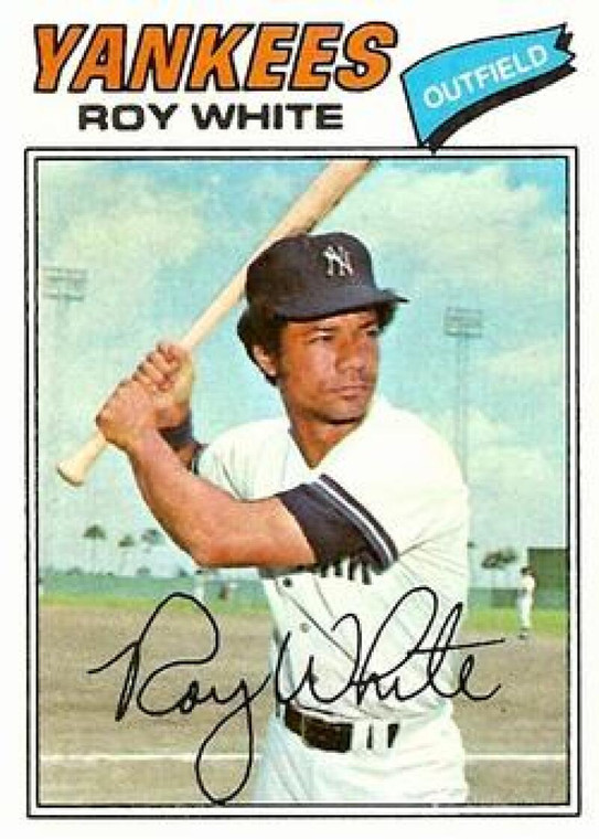 1977 Topps #485 Roy White VG New York Yankees 
