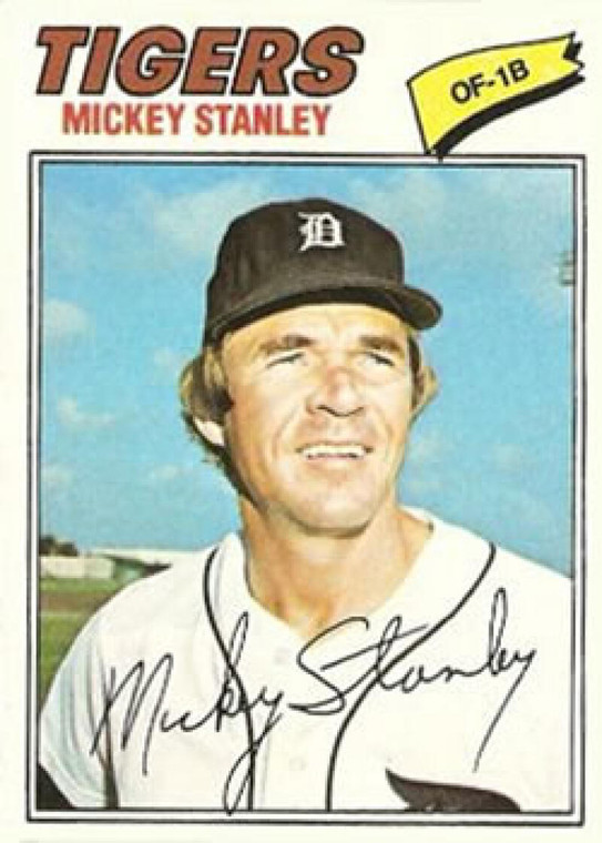 1977 Topps #533 Mickey Stanley VG Detroit Tigers 