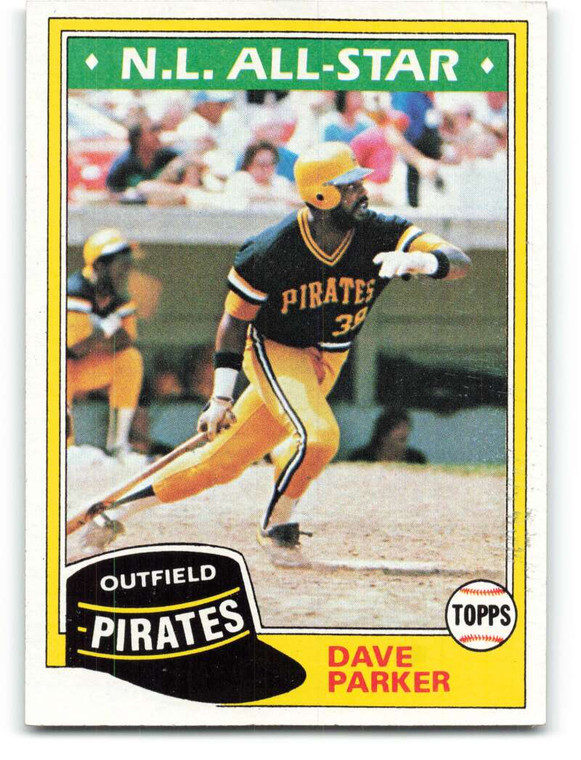 1981 Topps #640 Dave Parker VG Pittsburgh Pirates 
