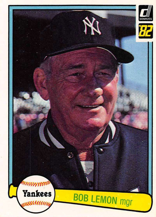 1982 Donruss #635 Bob Lemon MG VG New York Yankees 