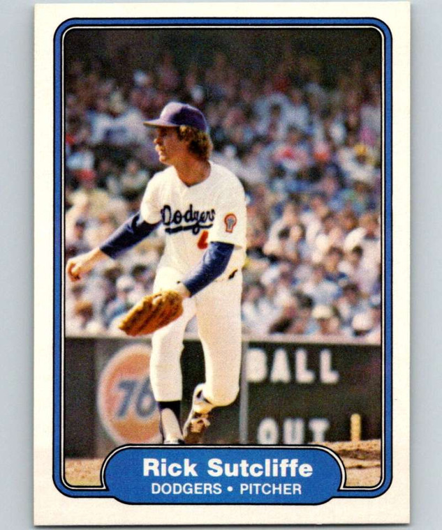 1982 Fleer #25 Rick Sutcliffe VG Los Angeles Dodgers 