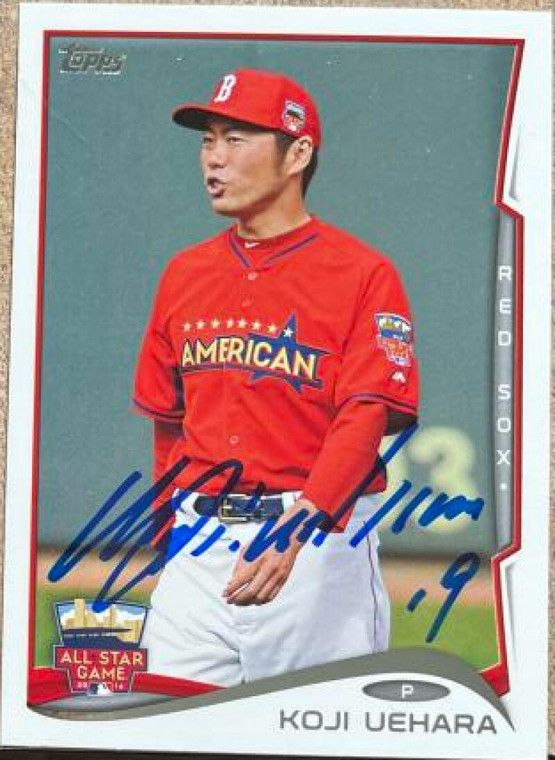 Koji Uehara Autographed 2014 Topps Update #US320