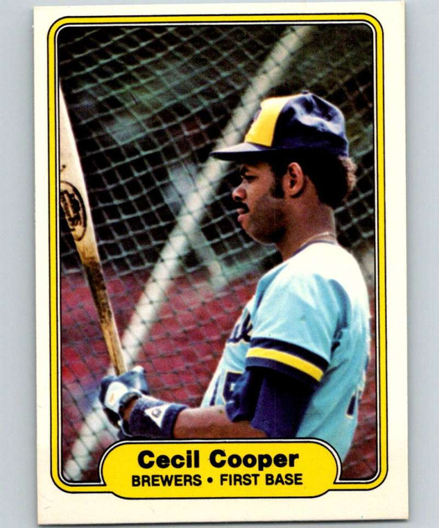 1982 Fleer #138 Cecil Cooper VG Milwaukee Brewers 