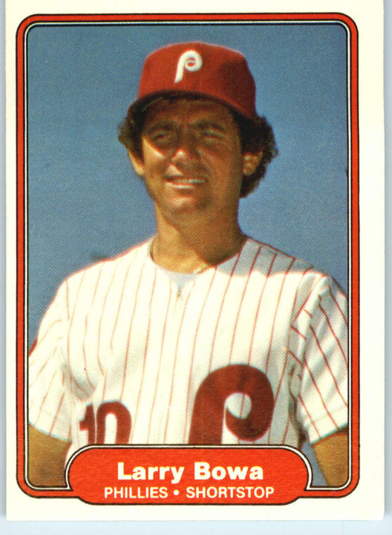 1982 Fleer #241 Larry Bowa VG Philadelphia Phillies 