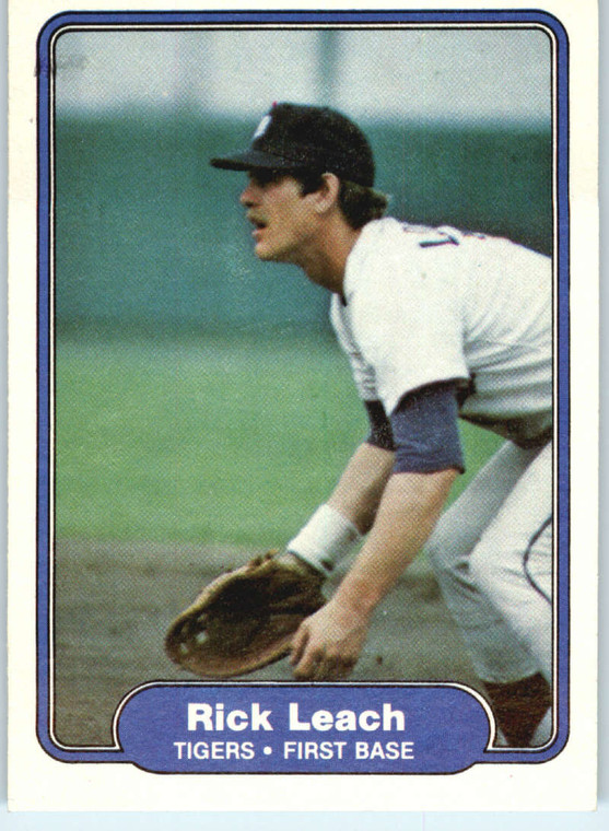 1982 Fleer #272 Rick Leach VG RC Rookie Detroit Tigers 