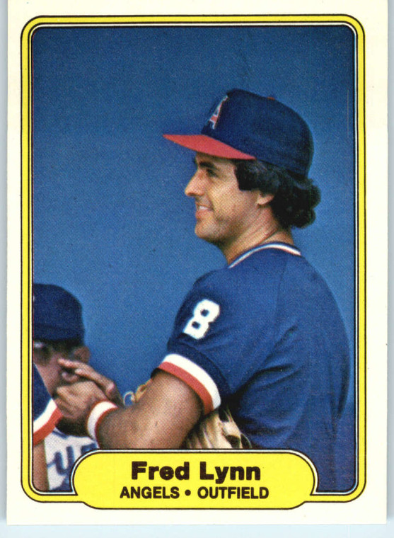 1982 Fleer #468 Fred Lynn VG California Angels 