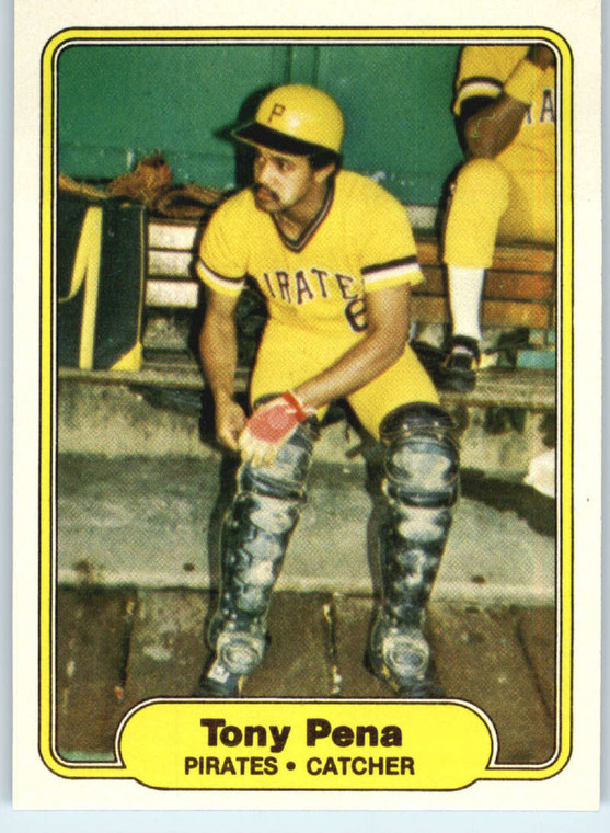 1982 Fleer #490 Tony Pena VG Pittsburgh Pirates 