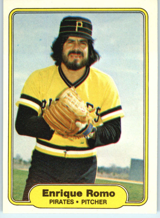 1982 Fleer #496 Enrique Romo VG Pittsburgh Pirates 
