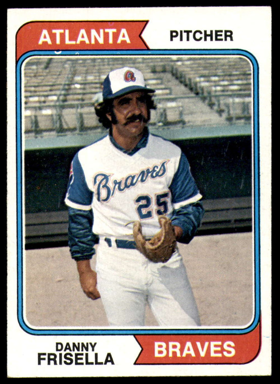 1974 Topps #71 Danny Frisella VG Atlanta Braves 