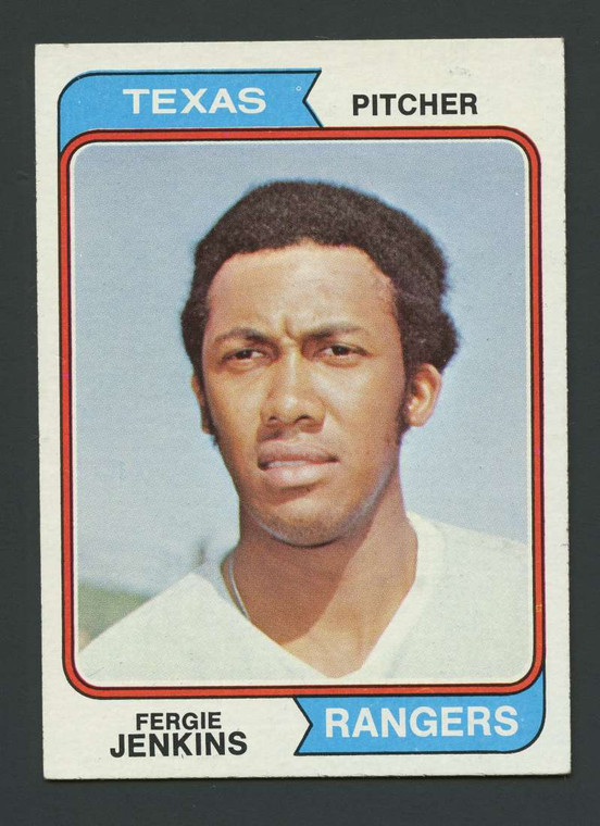 1974 Topps #87 Fergie Jenkins VG Texas Rangers 