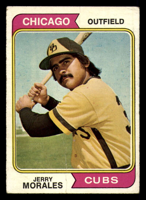 1974 Topps #258 Jerry Morales VG Chicago Cubs 