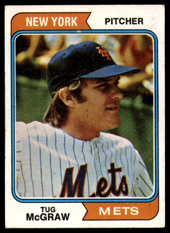 1974 Topps #265 Tug McGraw VG New York Mets 