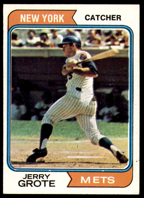 1974 Topps #311 Jerry Grote VG New York Mets 