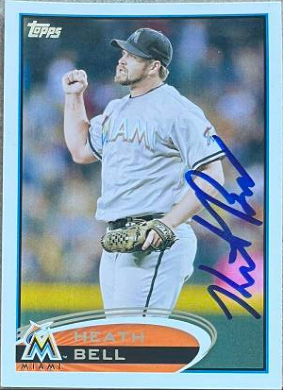 Heath Bell Autographed 2012 Topps #421