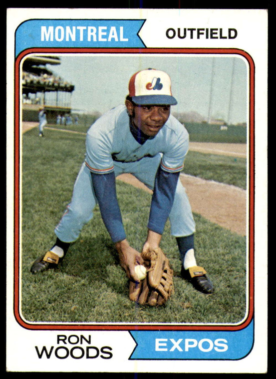 1974 Topps #377 Ron Woods VG Montreal Expos 